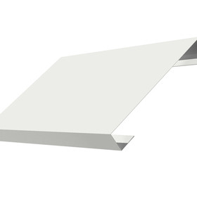 Планкен Texas, ширина 150 мм, Drap односторонний, RAL 9003