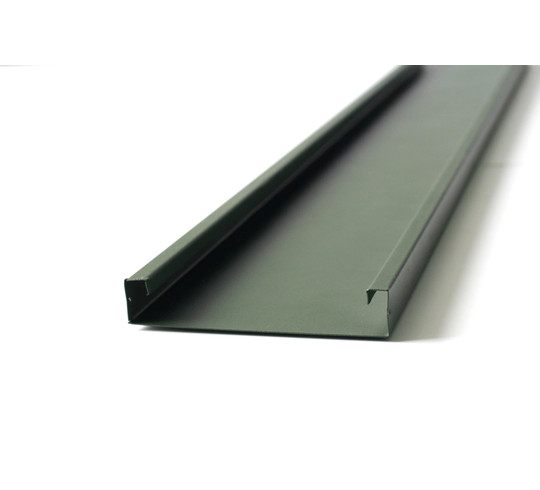 Забор-Планкен, ширина 120 мм, RAL 6005, двустороннее полимерное матовое покрытие